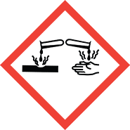 Osha symbol corrosive