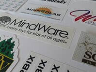 Company Logo Decals, Labels, and Stickers