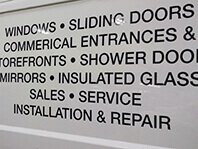 Vinyl lettering